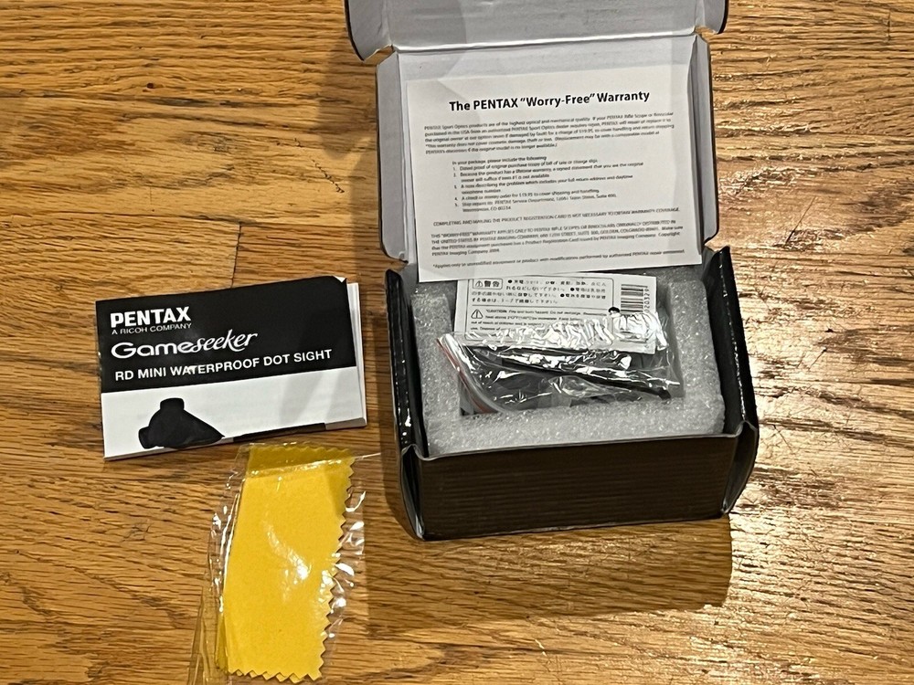 Pentax Game seeker RD Mini Waterproof Dot Sight