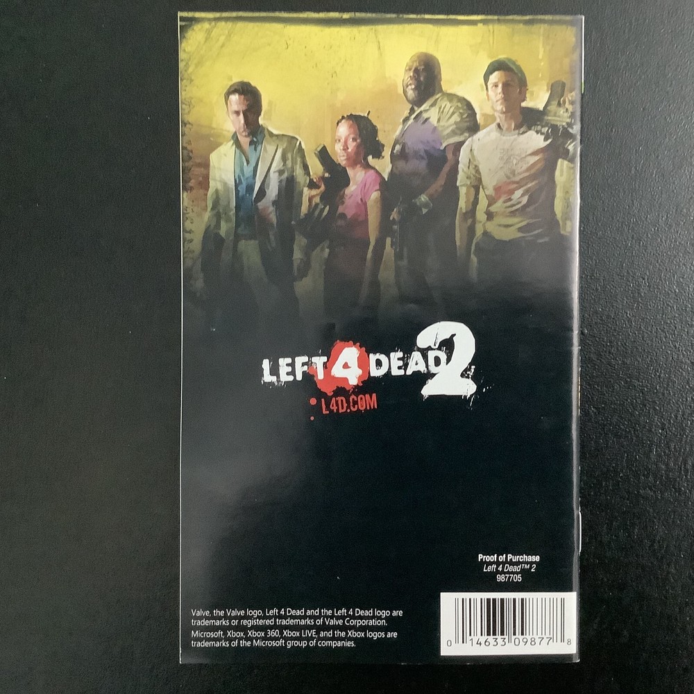 Left 4 Dead 2 Microsoft Xbox 360 Instruction Manual Only