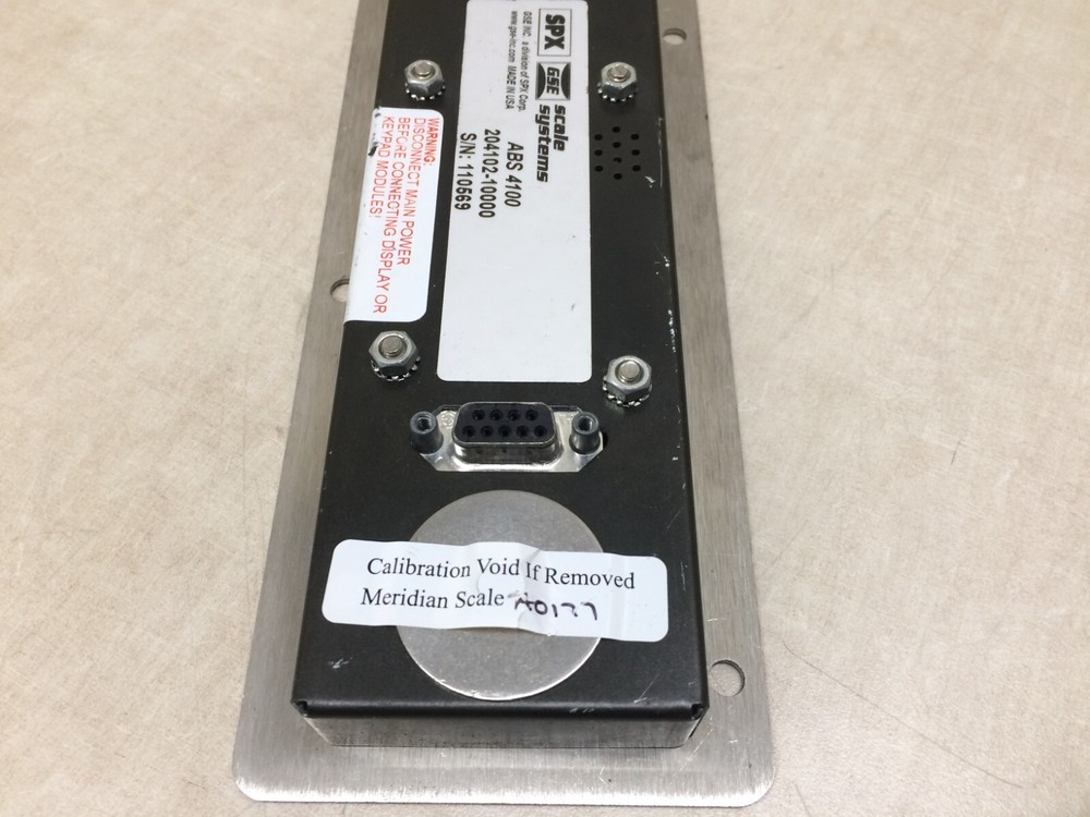 GSE ABS 4100 Scale Button Control Panel 204102-10000