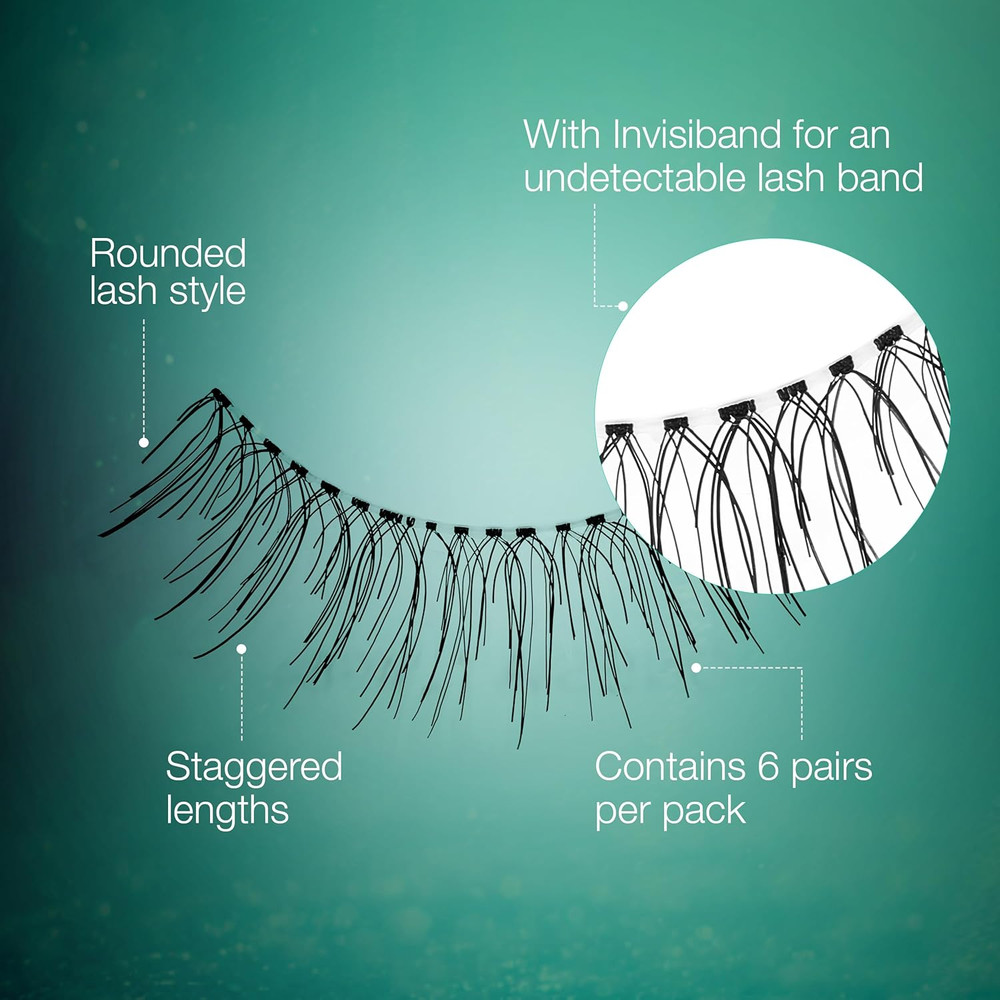 Ardell False Eyelashes Natural 110 Black, 5 Pairs per Pack