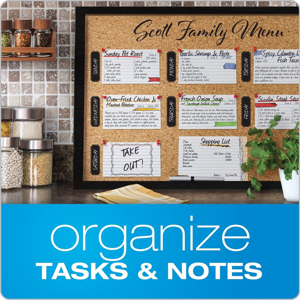 3x5 Index Cards 500 Count Lined White Flashcards Study Note Cards