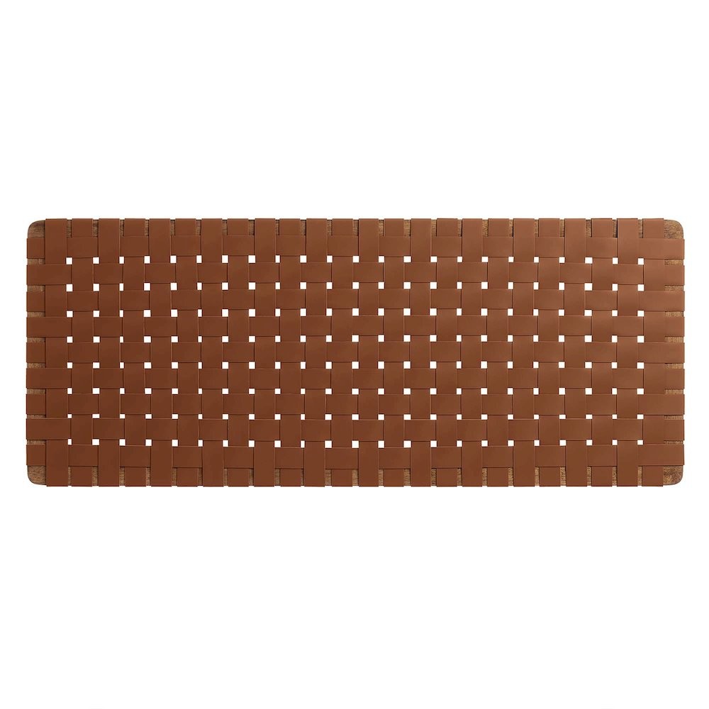 Sparta Weave Vegan Leather Full Headboard