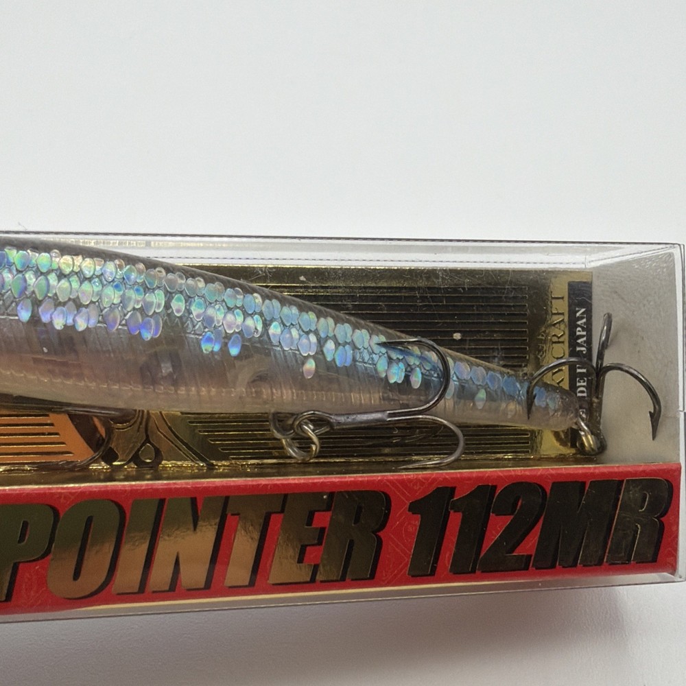 LUCKY CRAFT Slender Pointer 112MR - 722 Zebra MS Ghost Minnow