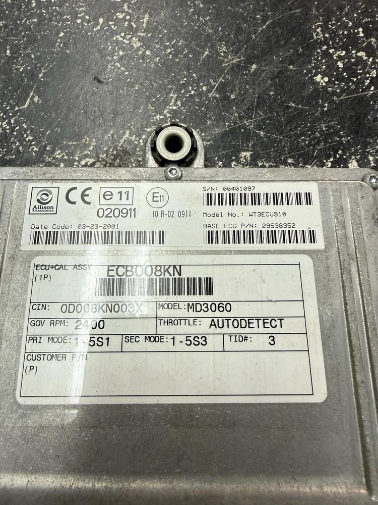 ALLISON TRANSMISSION COMPUTER ECB008KN
