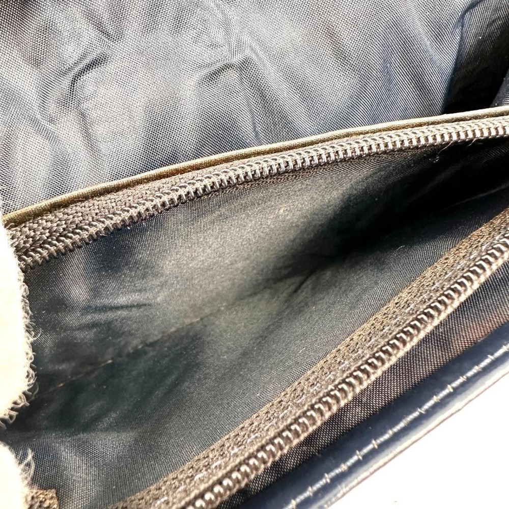Gucci GG Pattern Sherry Line Long Wallet Navy