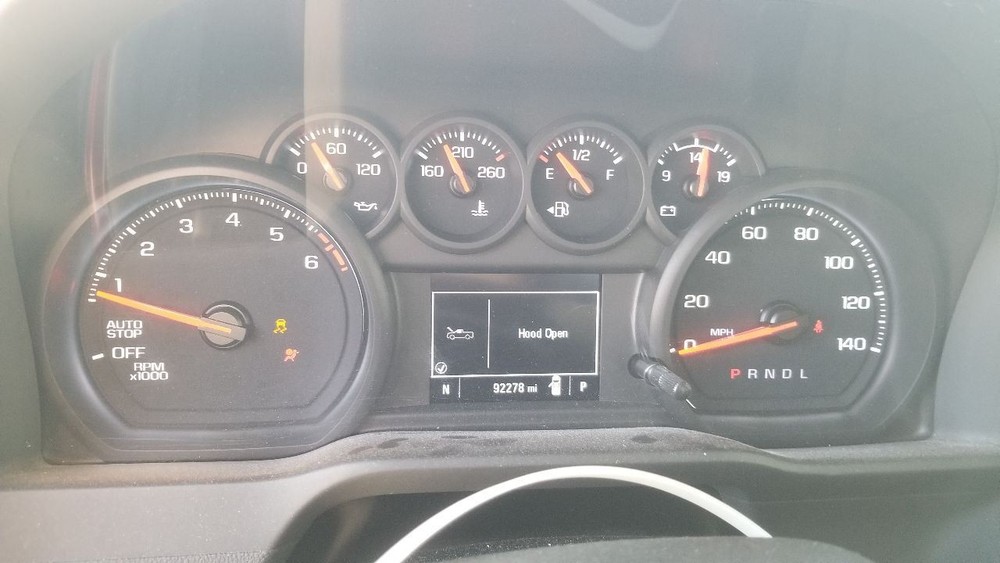 22 CHEVY SILVERADO 1500 UPPER AIR SHUTTER 2.7L