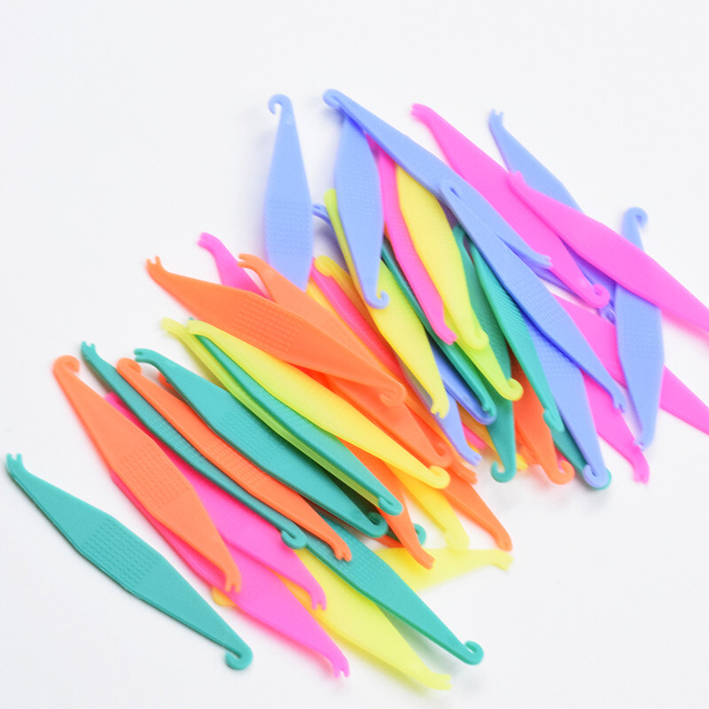 Dental Orthodontic Elastic Pick Placers Braces-Elastic Rubber Bands Pull Hooks