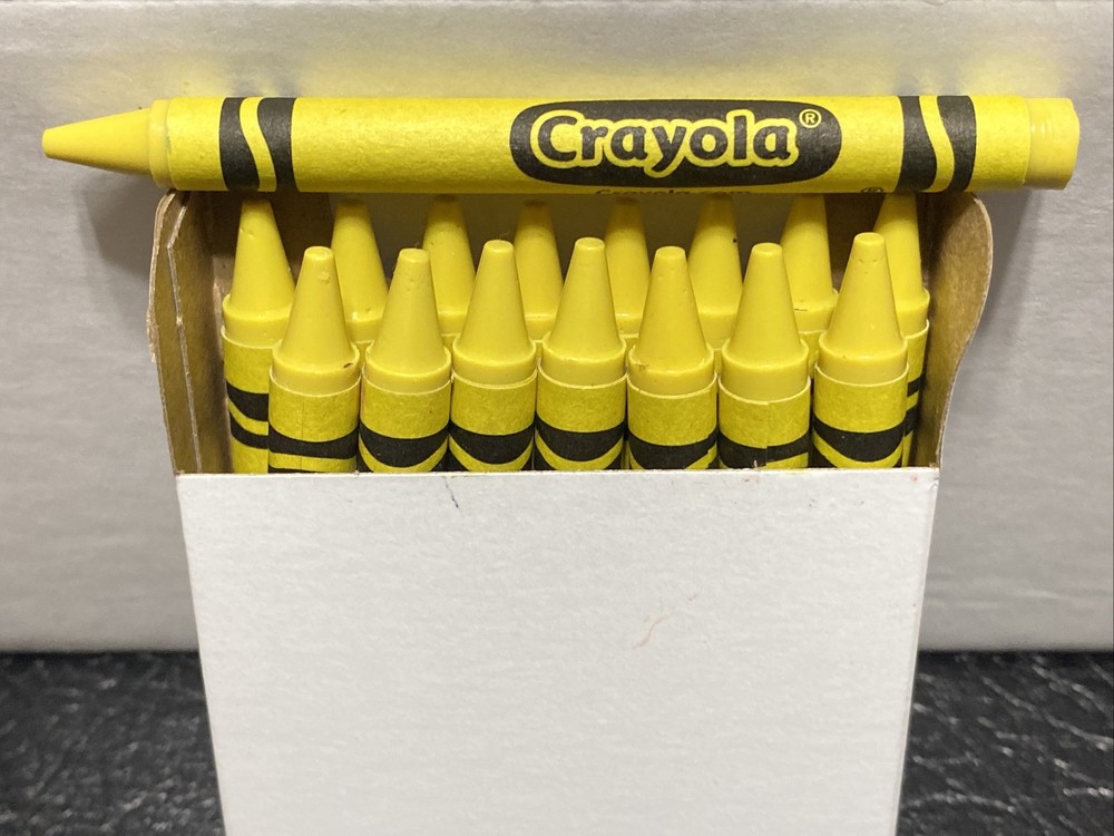 (16) Crayola Crayons (canary) BULK
