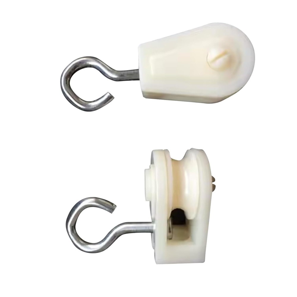 10 PCS Small Nylon Pulley Set, Plastic Single Sheave for Lifting Rope