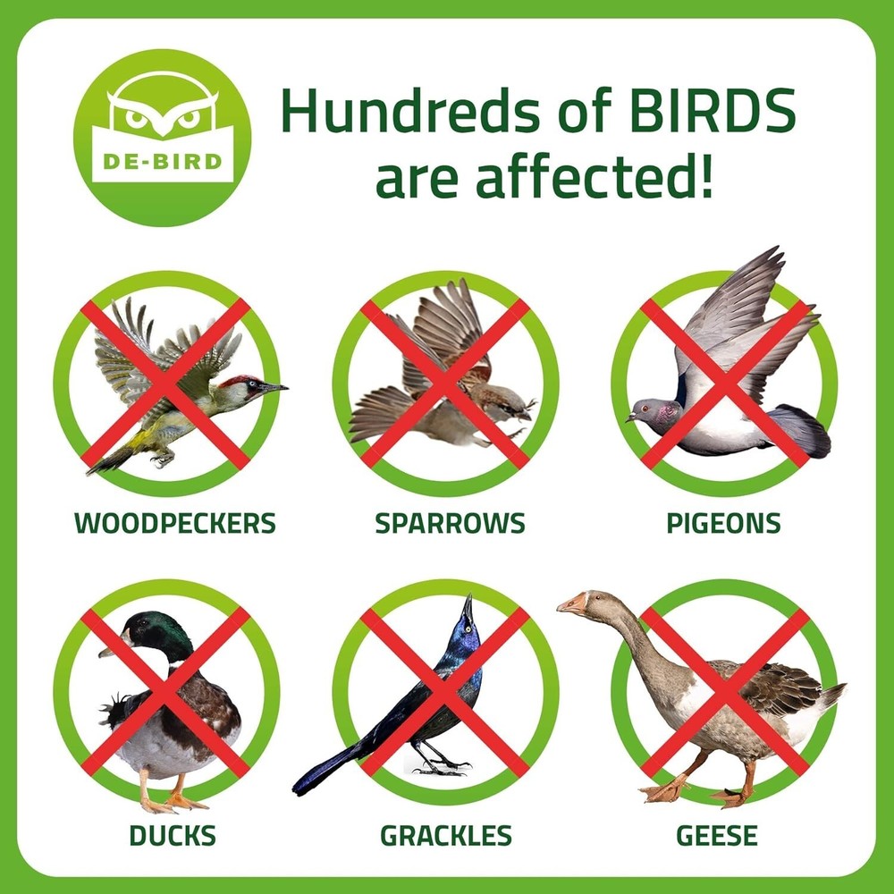 Versatile 350 ft Scare Tape for Effective Bird Control – Safe & Durable Solution