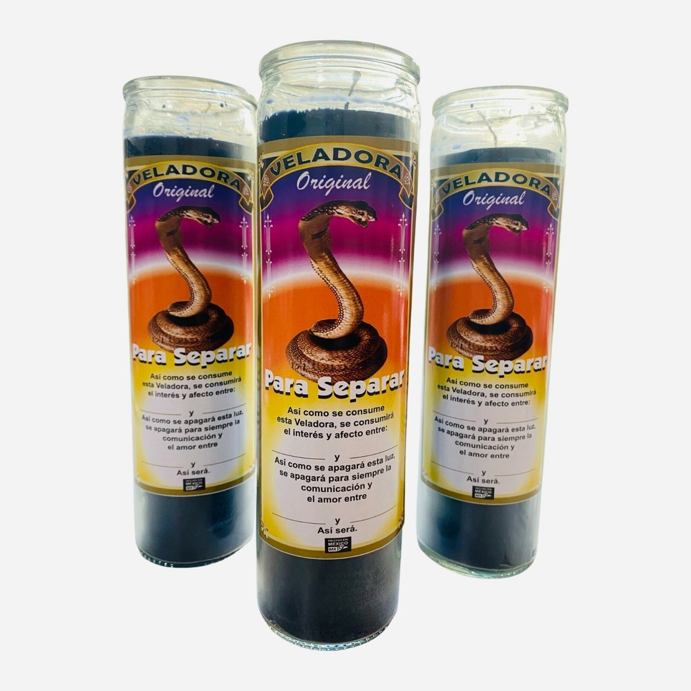 Brake Up Fixed Black Candle, Para Separar Veladora Negra, to Separate