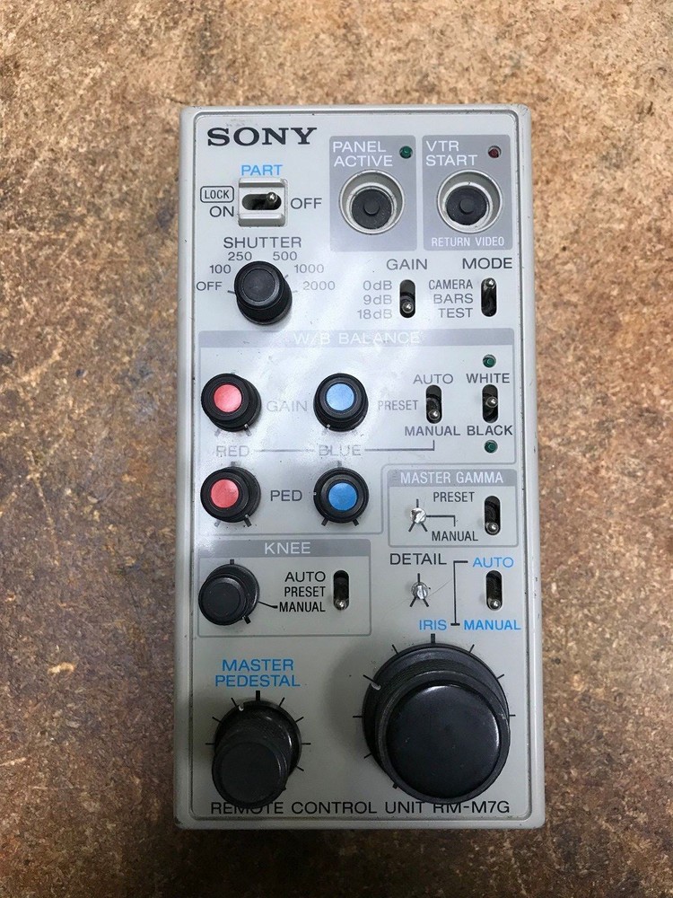 Sony RM-M7G Remote Control Unit Paintbox