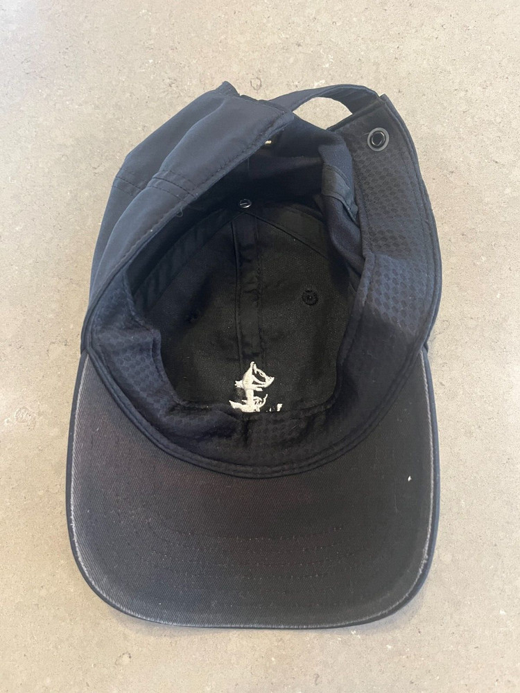 Taylor Made Hat Black Adjustable Logo Golf Lightweight Cap