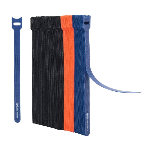 Cable Matters 100-Pack 8-inch Hook-and-Loop Reusable Wire Ties/Cable Ties with 4