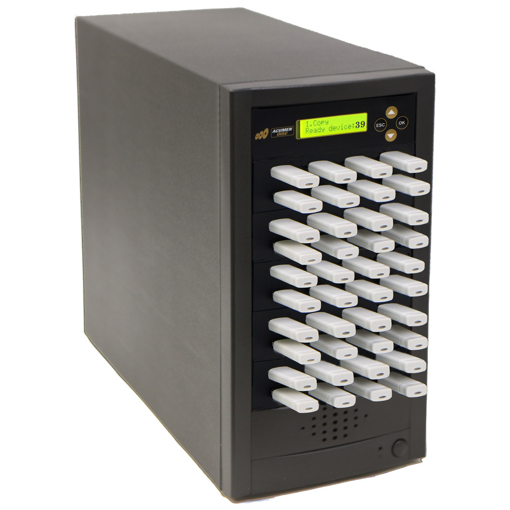 Acumen Disc 1:39 USB Flash Drive Duplicator & DoD Sanitizer 35MB/Sec 2 YEAR WRNT
