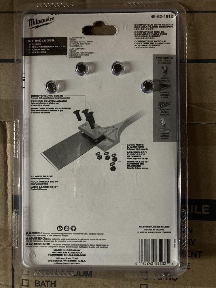 Milwaukee Flooring Scraper Replacement Kit 48-62-1912