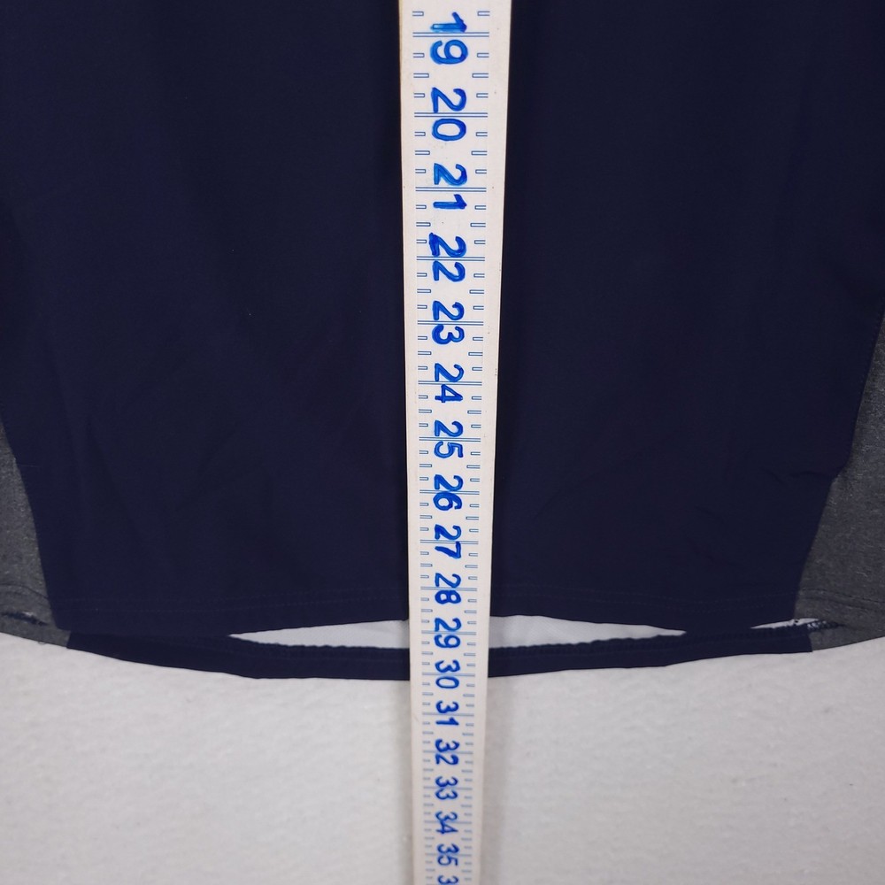 Zero Restriction Vest Mens M Navy Blue Full Zip Golf Marlin Crest Performance