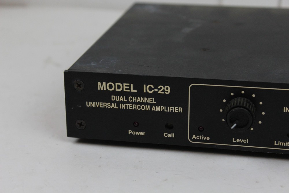 Communications Company Inc IC-29 DUAL CHANNEL UNIVERSAL INTERCOM AMPLIFIER