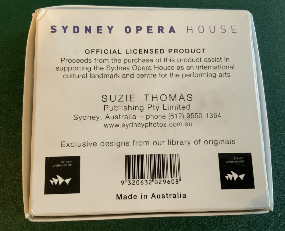 SYDNEY OPERA HOUSE SUZIE THOMAS COASTERS