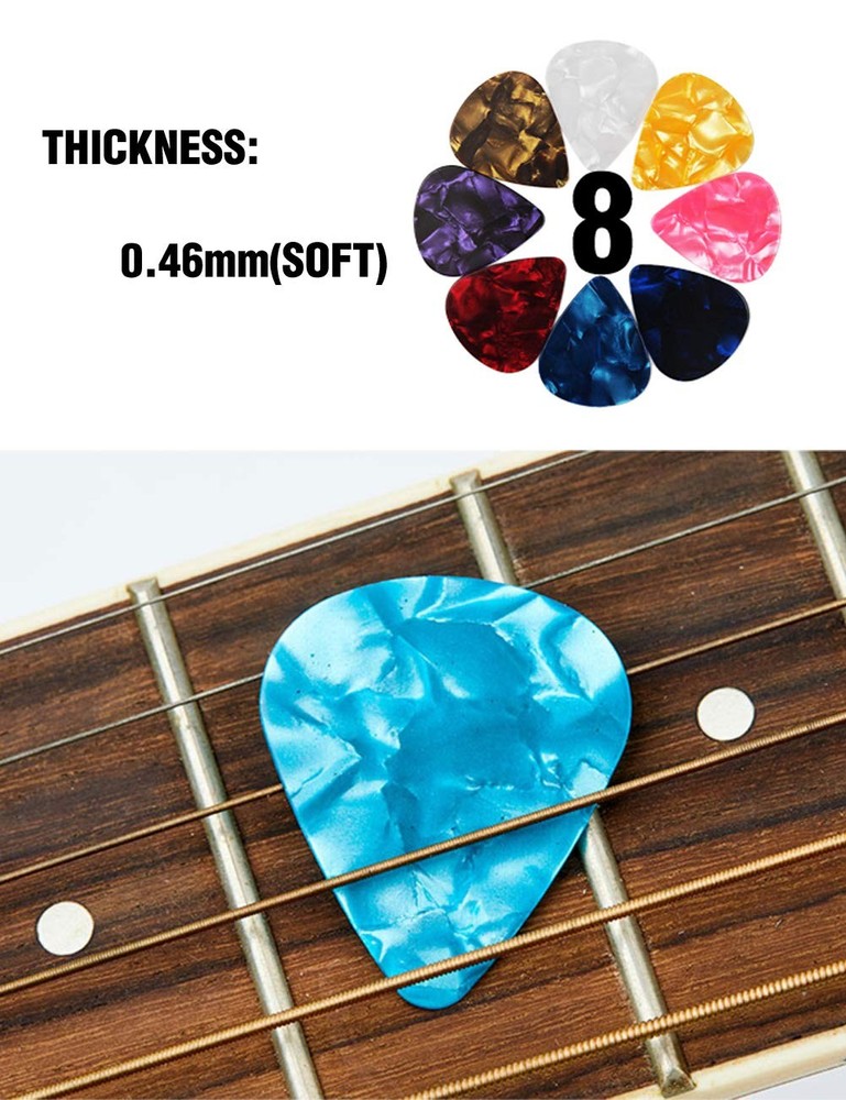 Thumb Finger Picks Plectrum With Plastic Picks,