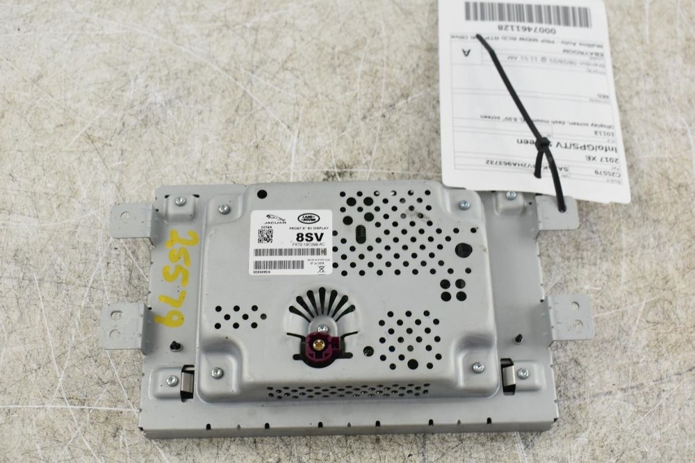 2017 Jaguar XE Center Dash Screen OEM Used 8 Display No Code Reprogram Required