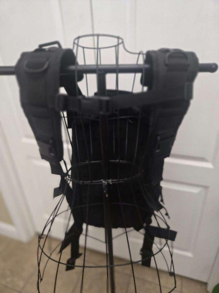 Tactical Backpack Military Series Heavy-duty Black MULTIPLE COMPARTMENT