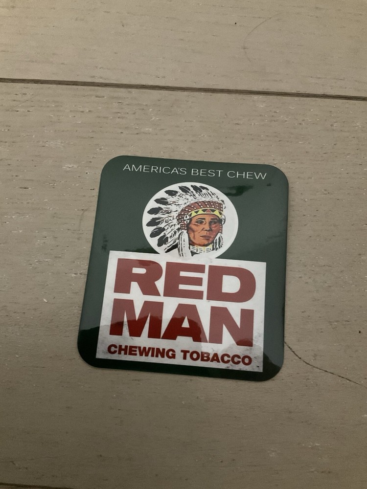 Red Man Tobacco Sticker