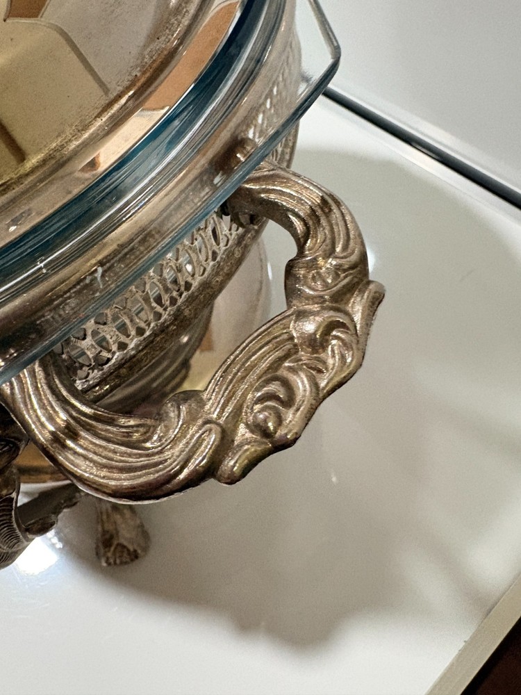 silver plate chafing dish