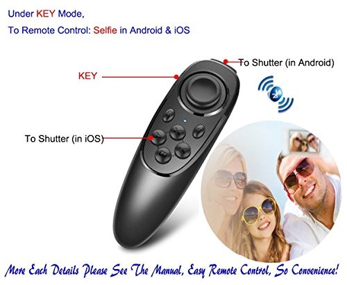 VR Remote Controller Gamepad Bluetooth Control VR Video, Game, Selfie, Flip E