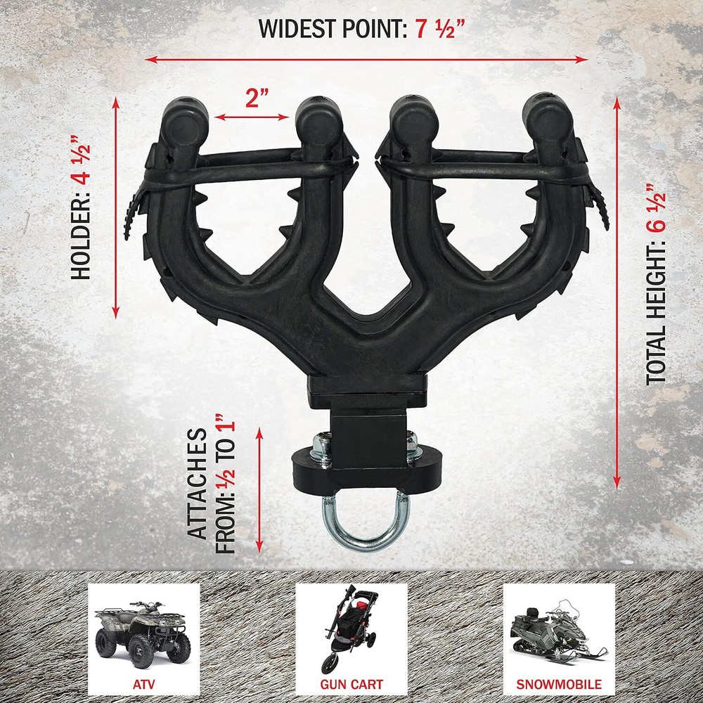 Graspur Double Atv Gun & Bow Rack - Model Atv2