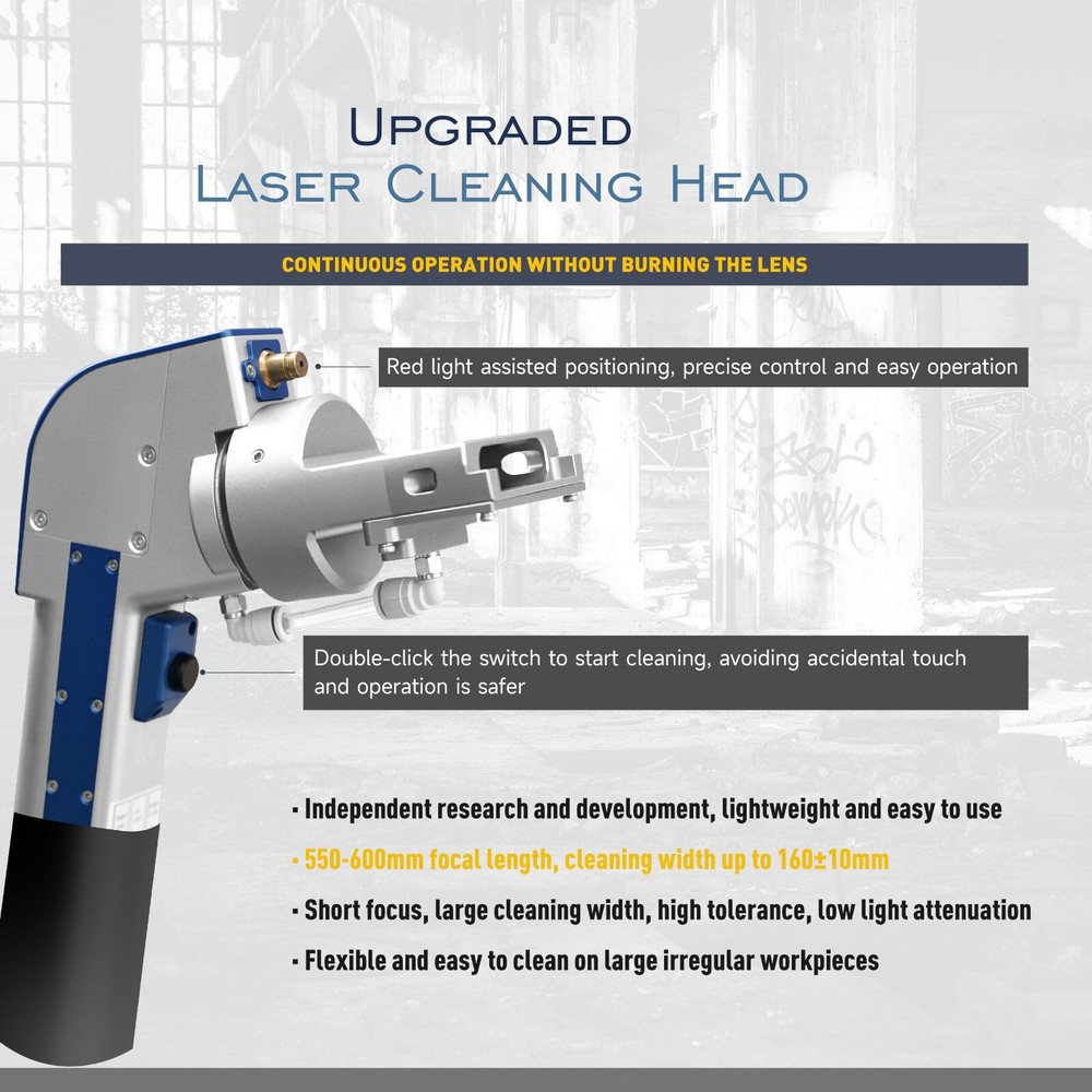 US Used Machine 3000W Handheld Laser Cleaner for Rust/Paint with Transformer
