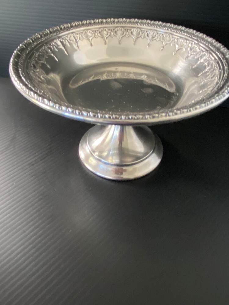 Silver Plate Compote, Candy Dish, With no damage