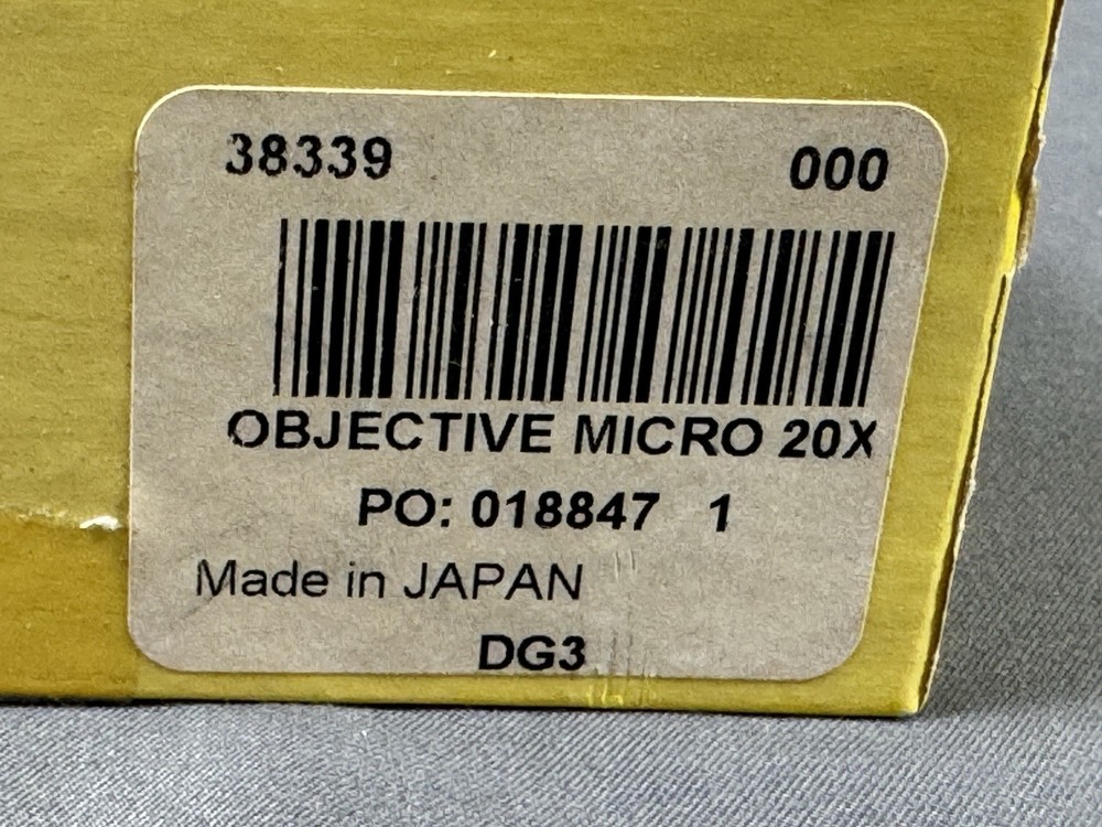 Edmund DIN20 0.40x Microscope Objective - Made In Japan