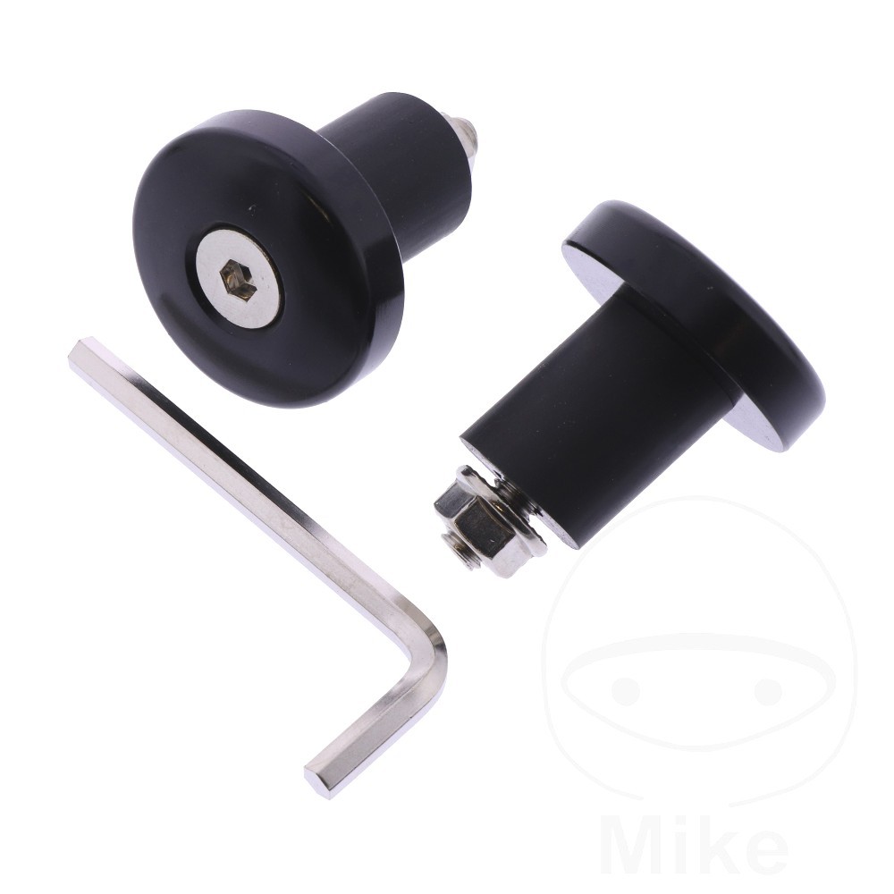 JMT JMP Mini Bar Ends 17mm Black