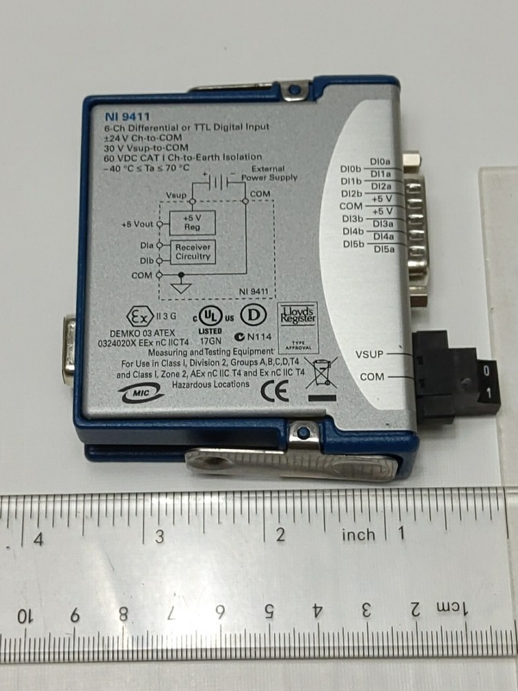 NATIONAL INSTRUMENTS NI 9411 DIGITAL INPUT MODULE (USED)