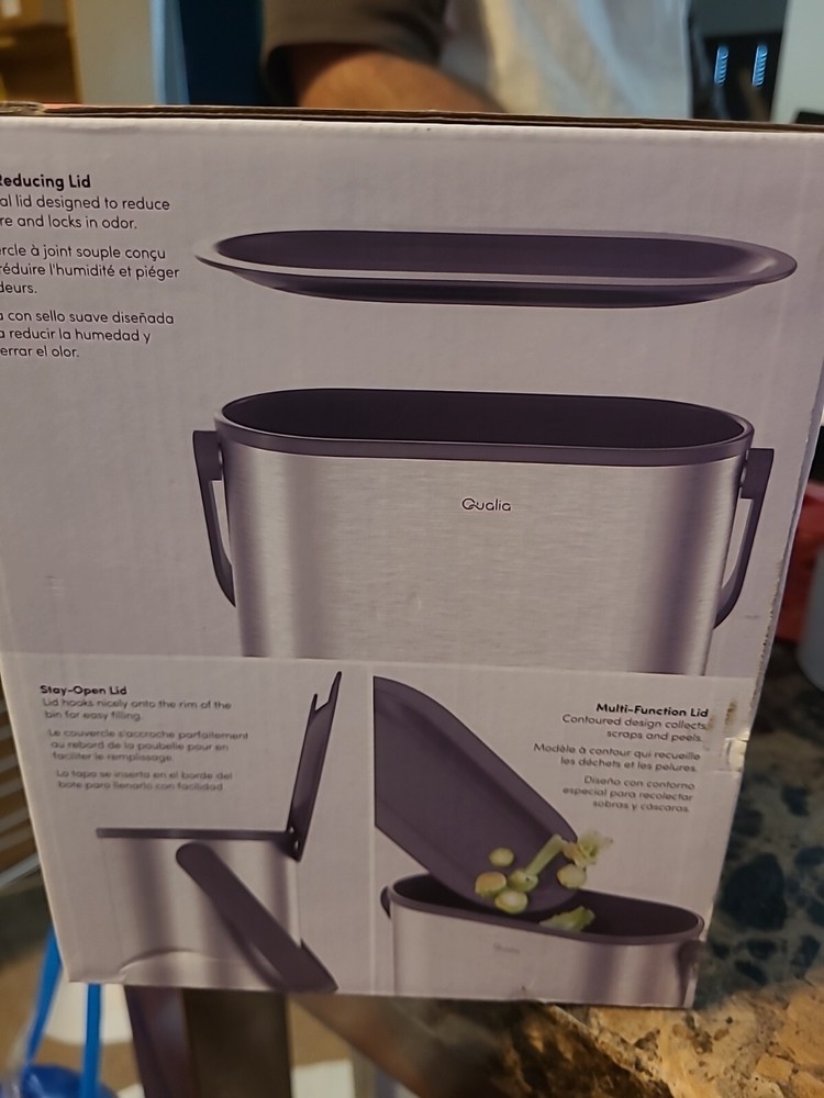 Qualia Multi Purpose Countertop Compost Bin 4L