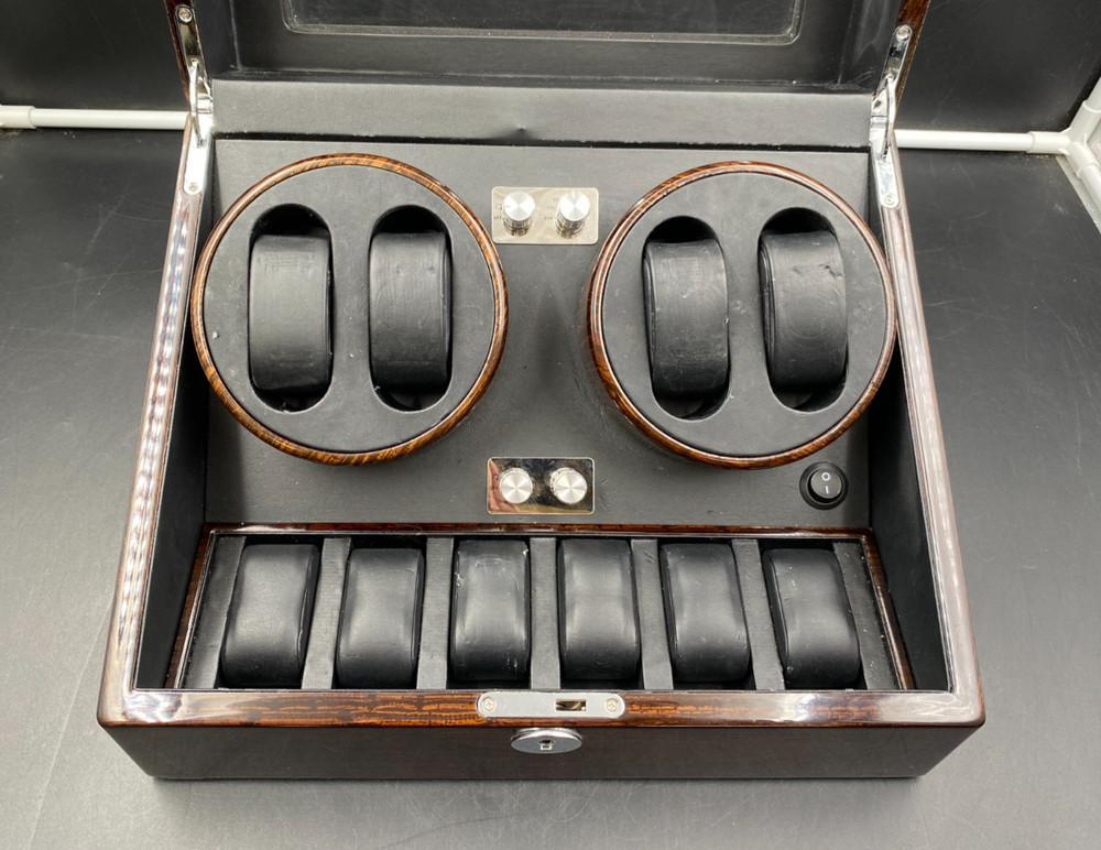 Steinhausen Automatic 4 + 6 Watch Winder & Storage Display Case