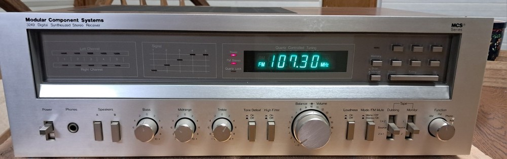 MCS 3249 Modular Component Systems Digital Synthesized Stereo Receiver