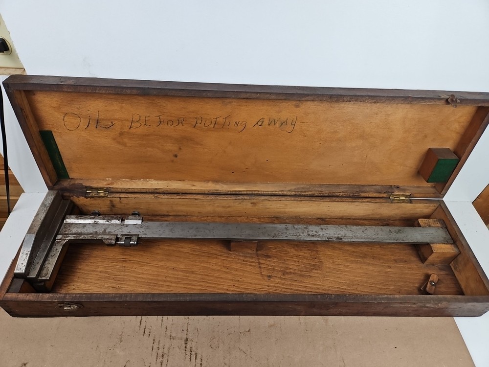Vintage 25"  Steel Schweitzer  Caliper Micrometer