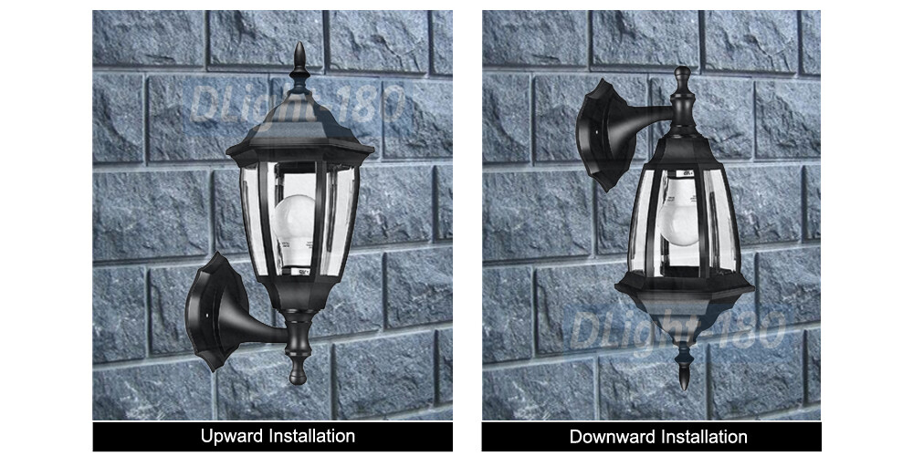 Advanced Outdoor 6-Panel Outdoor Wall Lantern Sconce