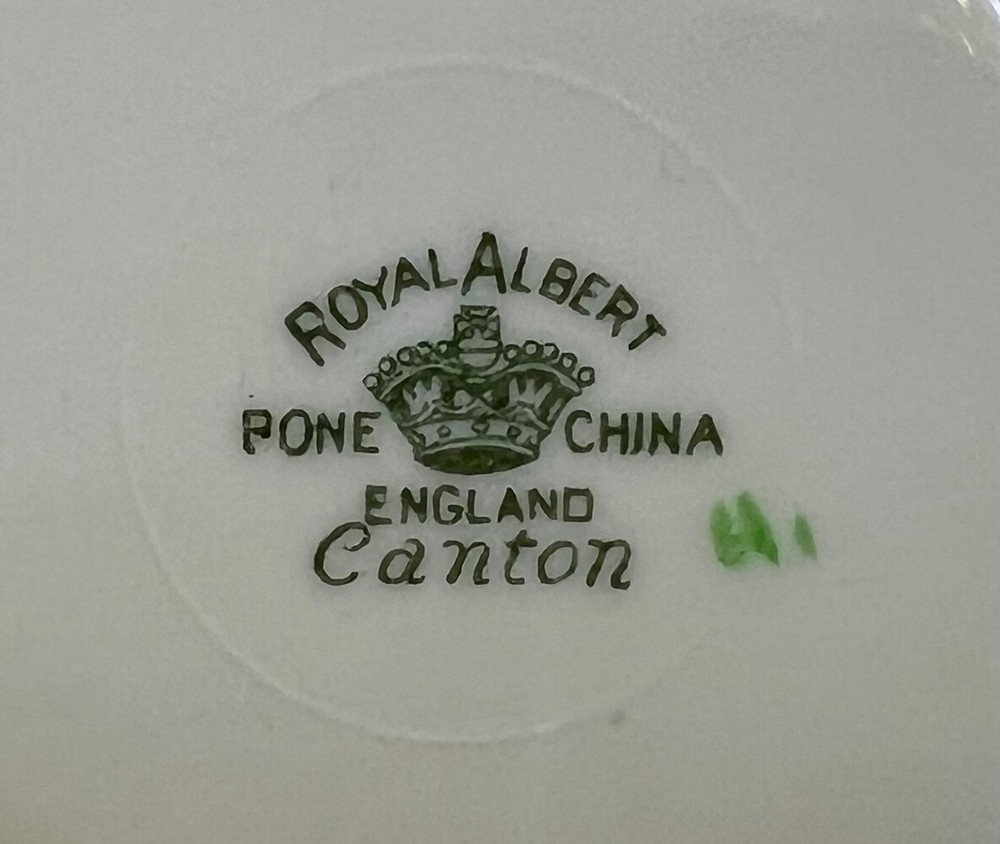 Two Royal Albert Canton Saucers England