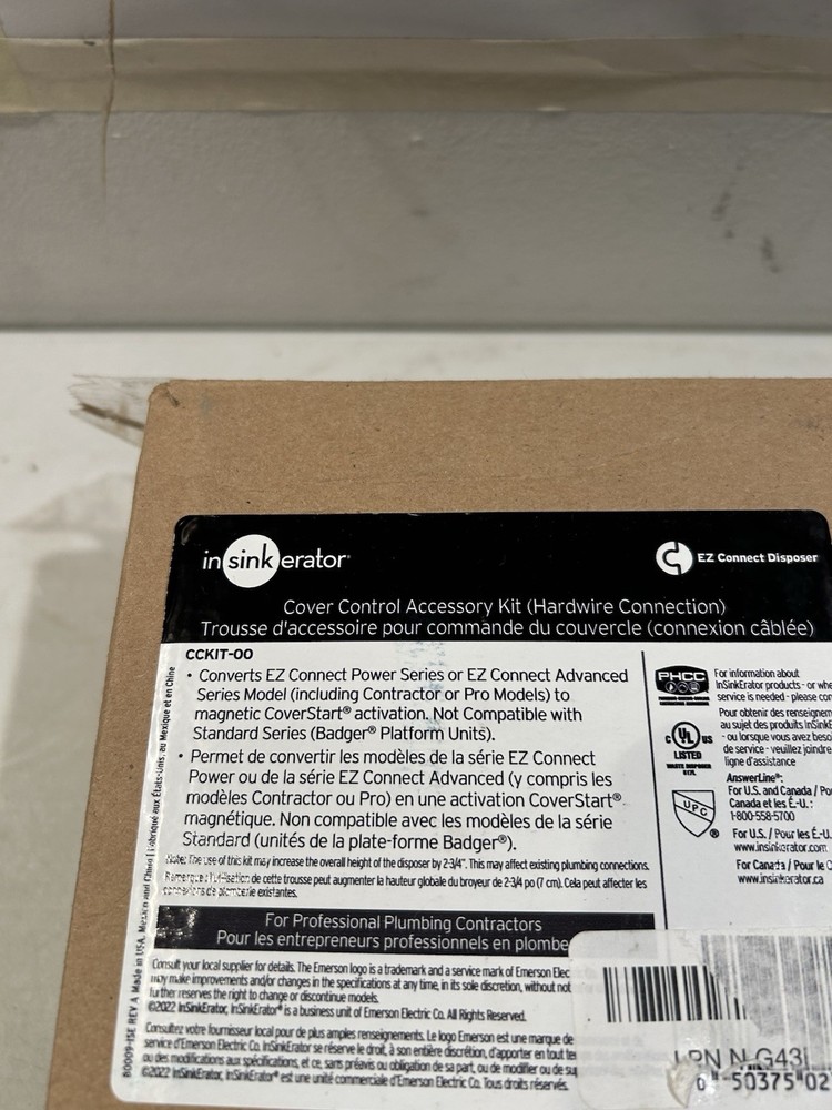 InSinkErator Cover Control Accessory Uncorded - 79761-ISE