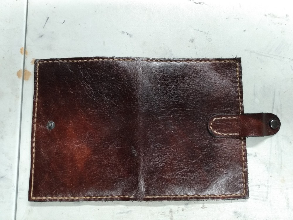 Genuine leather passport cover