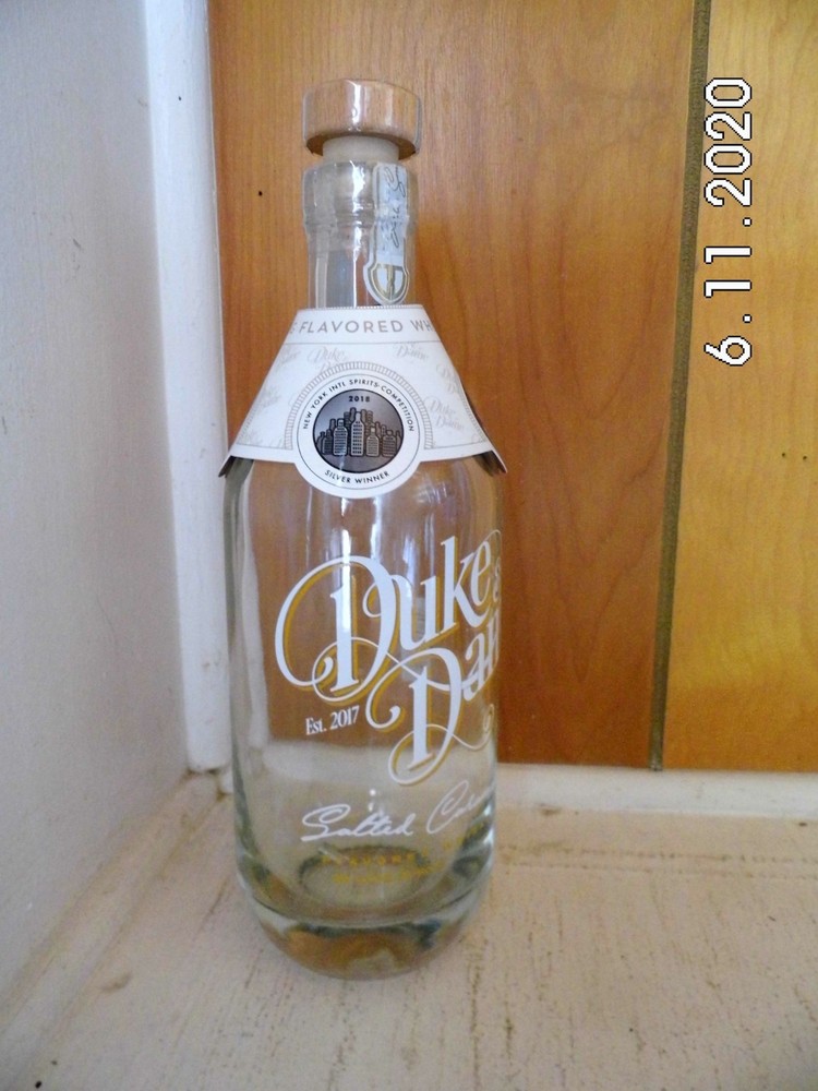 Duke & Dame Salted Caramel Bottle Empty 750ml