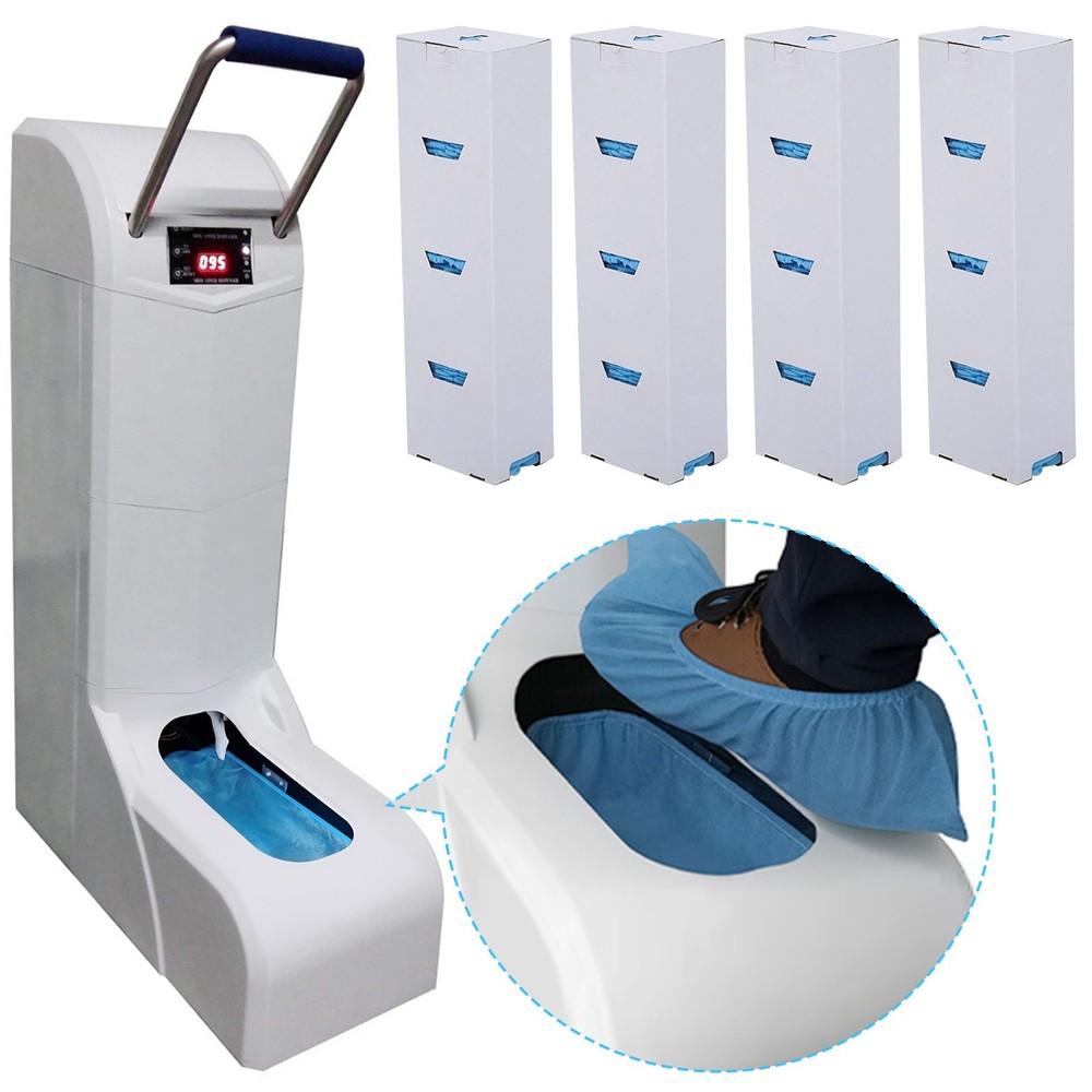 JEVOLVE Automatic Shoe Cover Dispenser Machine with 400 Shoe Covers