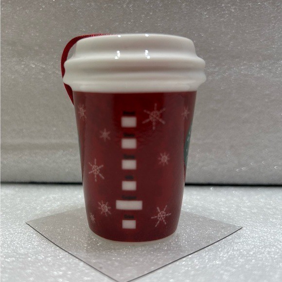 Starbucks Red Holiday Cup Ornament NIB