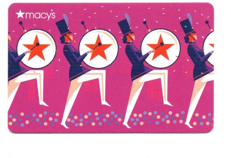 Macy's Marching Drummers Parade Gift Card No $ Value Collectible