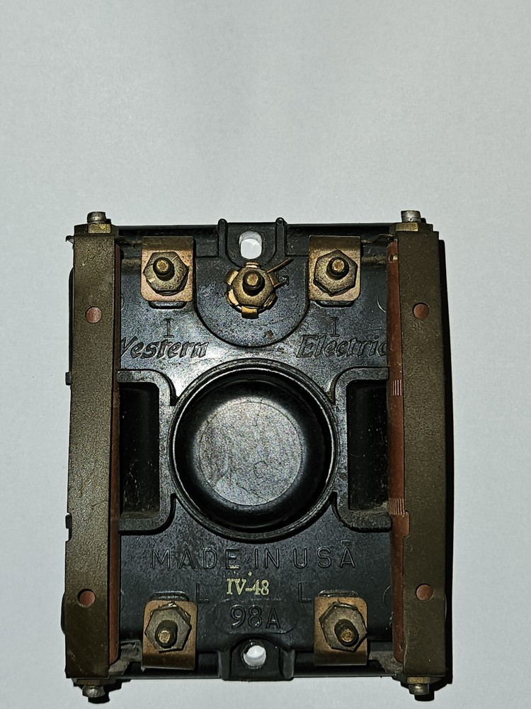 WESTERN ELECTRIC 98A TELEPHONE LIGHTNING ARESSTOR
