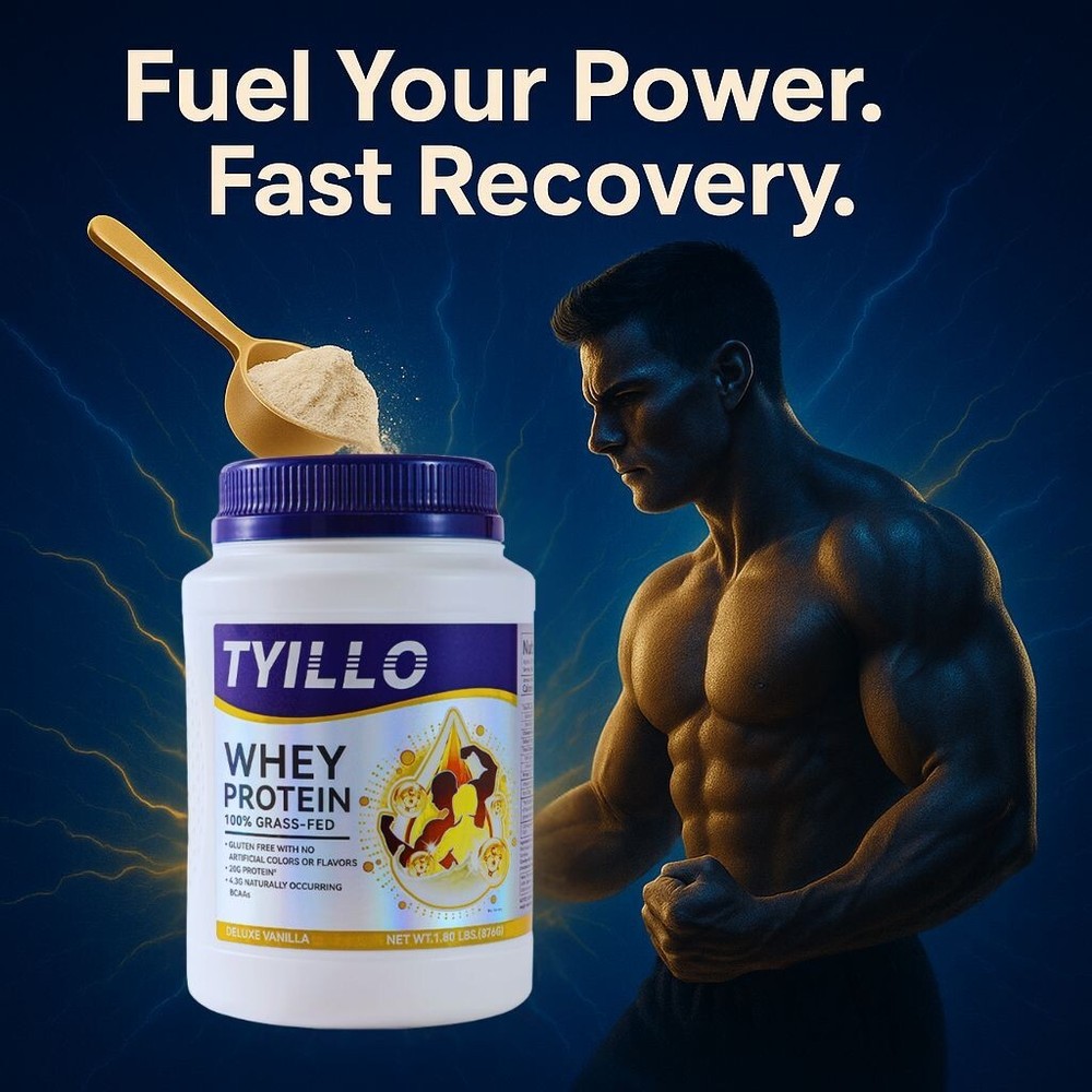 Whey Protein – 100% Grass-Fed | Fast Absorption & Lean Muscle Support – 876g