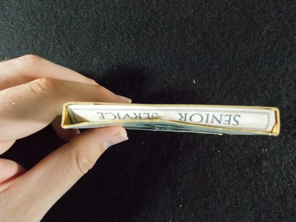 Vintage Senior Service Medium Empty Cigarette Packet Box